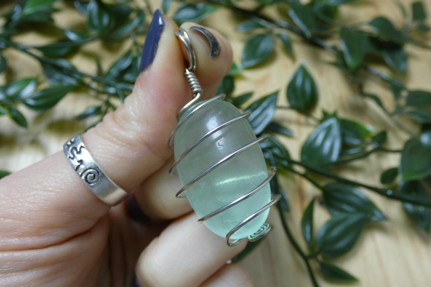 COLLANA IN FLUORITE VERDE 0