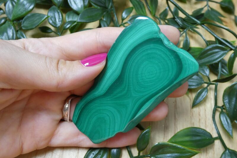 FETTA DI MALACHITE LUCIDATA 12