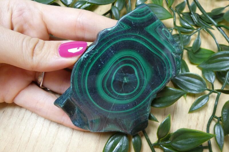 FETTA DI MALACHITE LUCIDATA 3