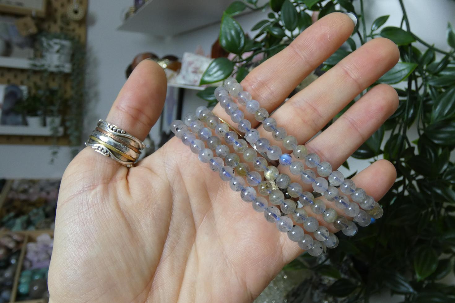 BRACCIALE IN LABRADORITE 0