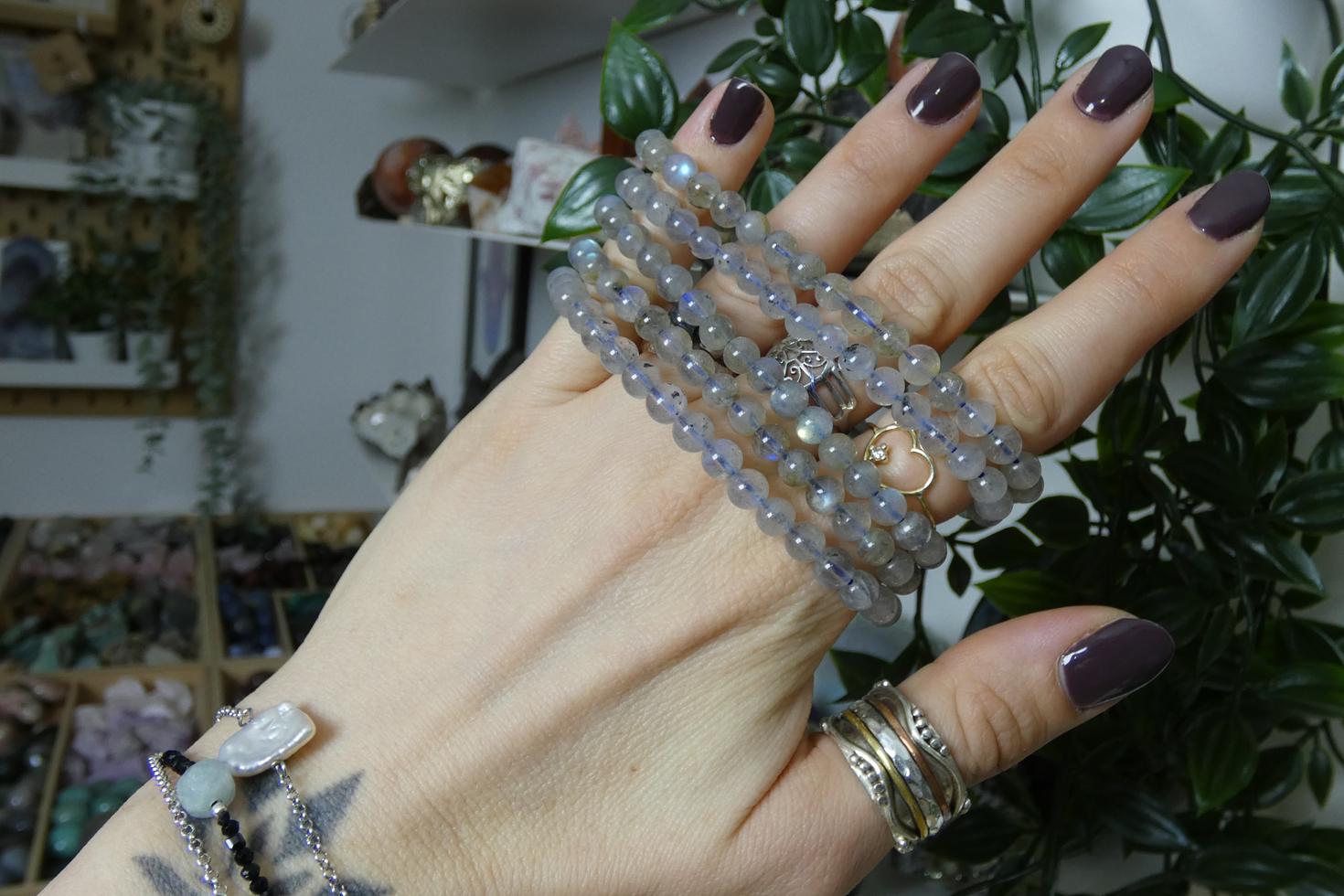 BRACCIALE IN LABRADORITE