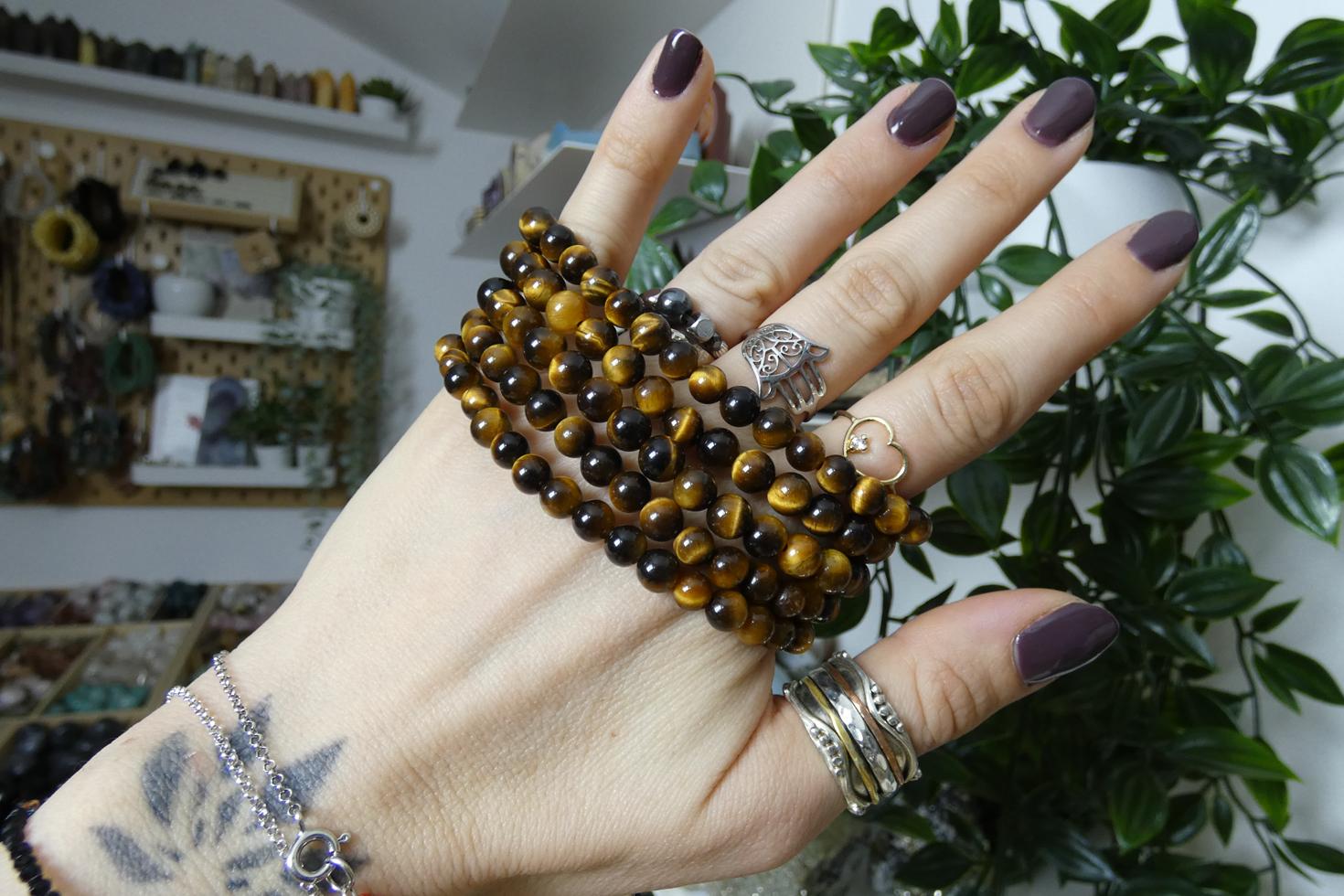 BRACCIALE IN OCCHIO DI TIGRE