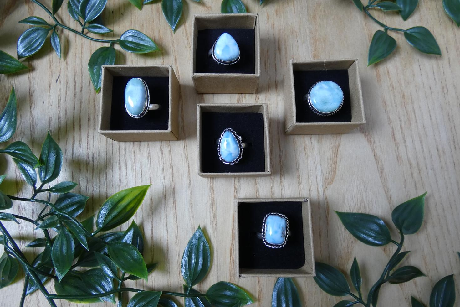 ANELLO IN LARIMAR