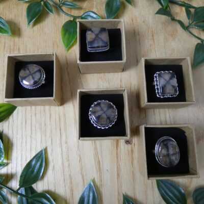 ANELLO IN CHIASTOLITE