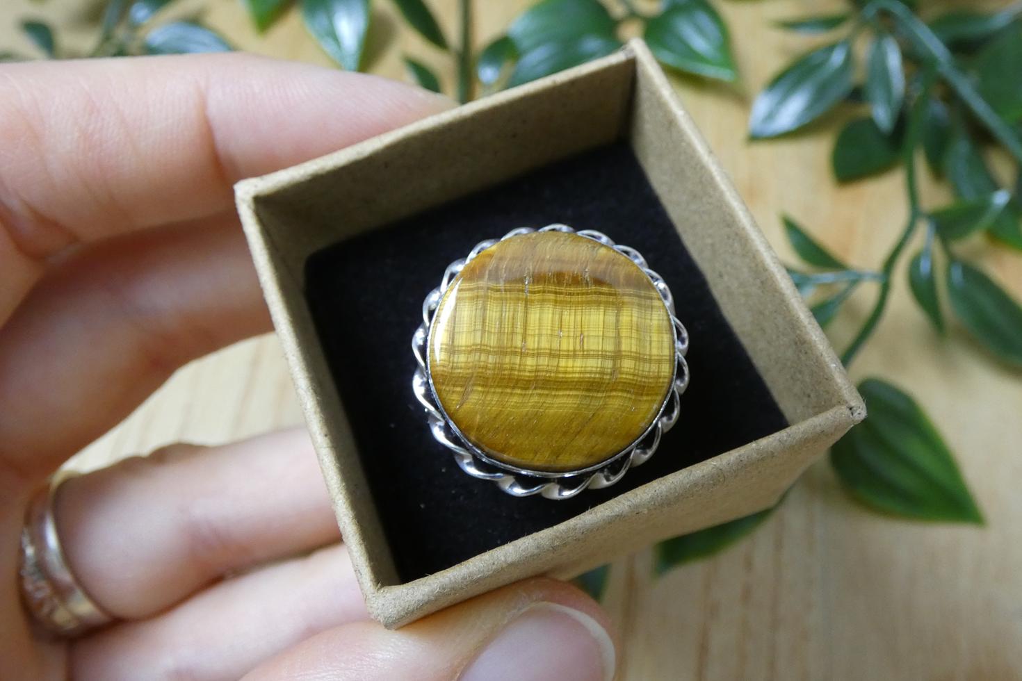 ANELLO IN OCCHIO DI TIGRE 1