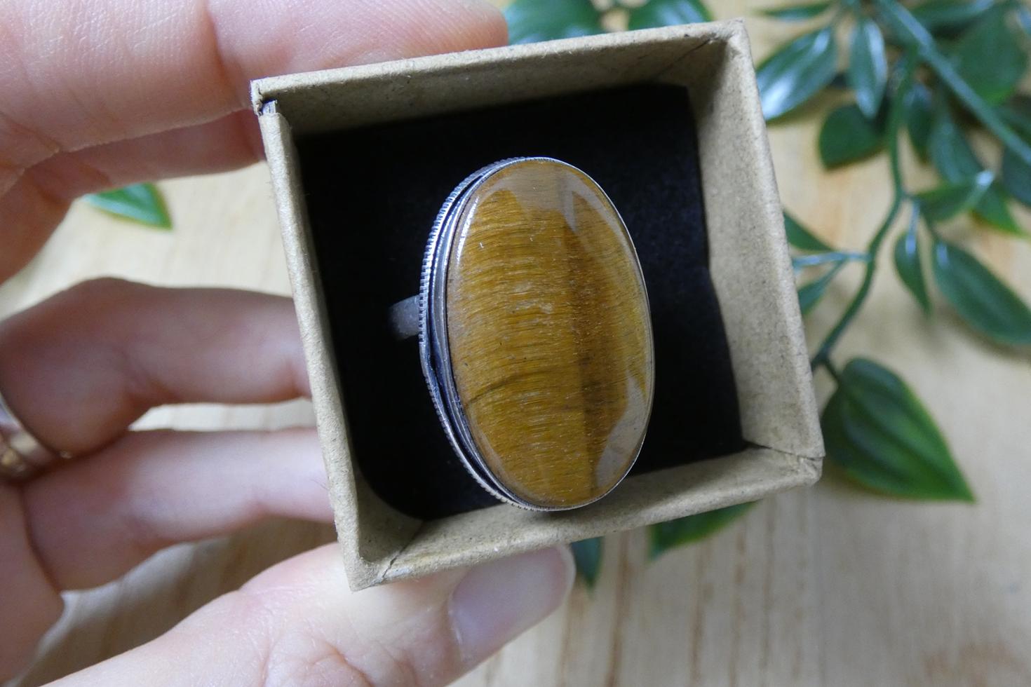 ANELLO IN OCCHIO DI TIGRE 2