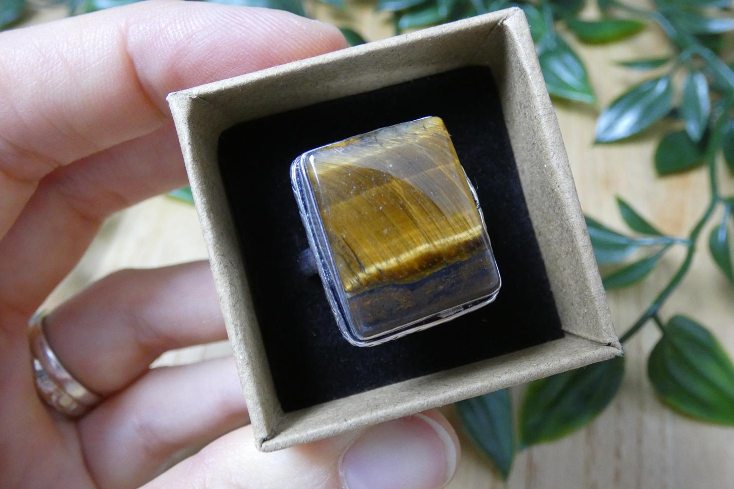 ANELLO IN OCCHIO DI TIGRE 3