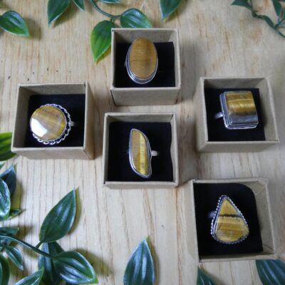 ANELLO IN OCCHIO DI TIGRE