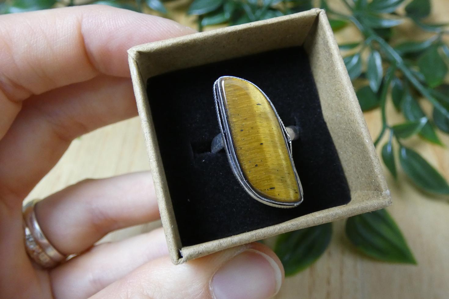 ANELLO IN OCCHIO DI TIGRE 5