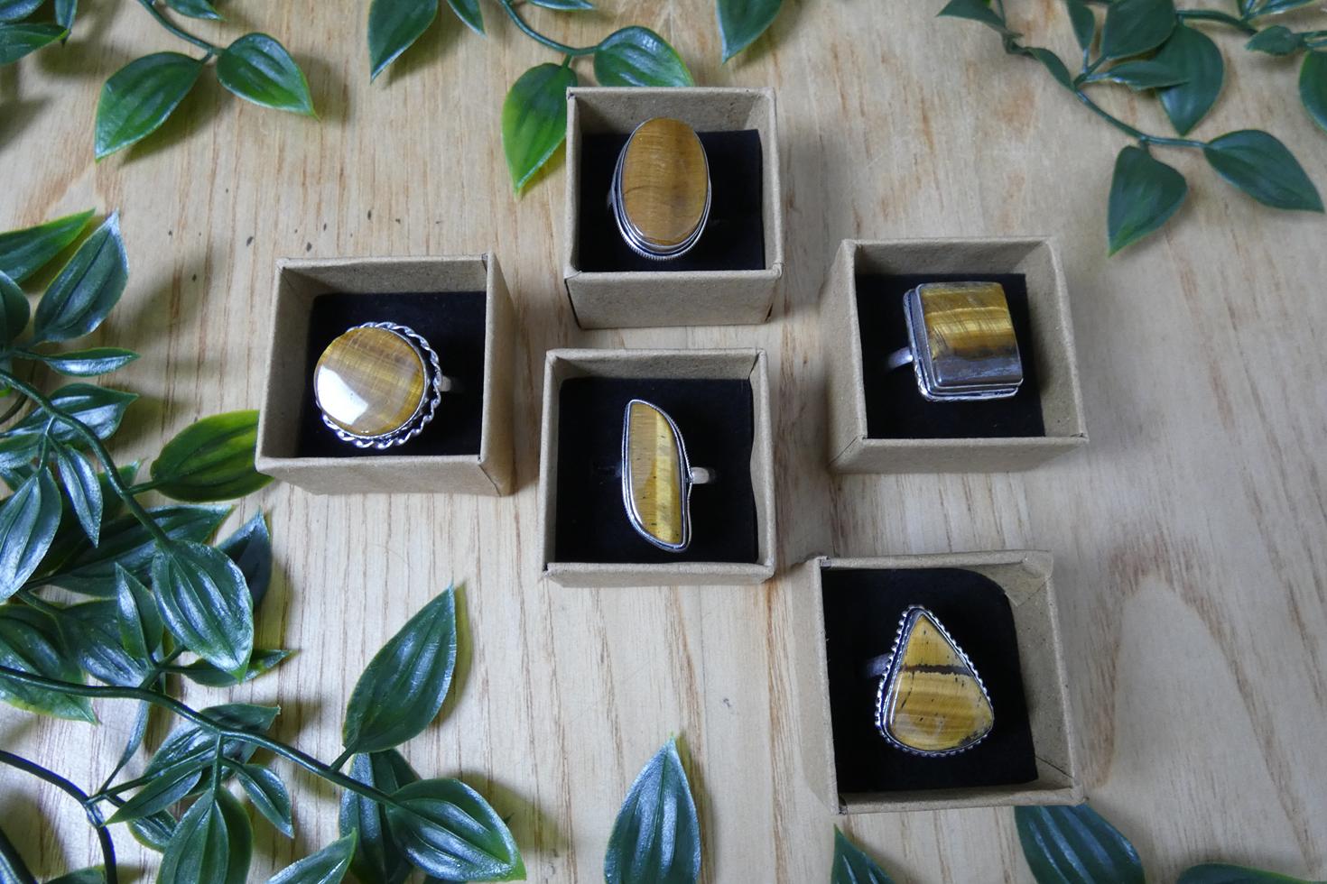 ANELLO IN OCCHIO DI TIGRE