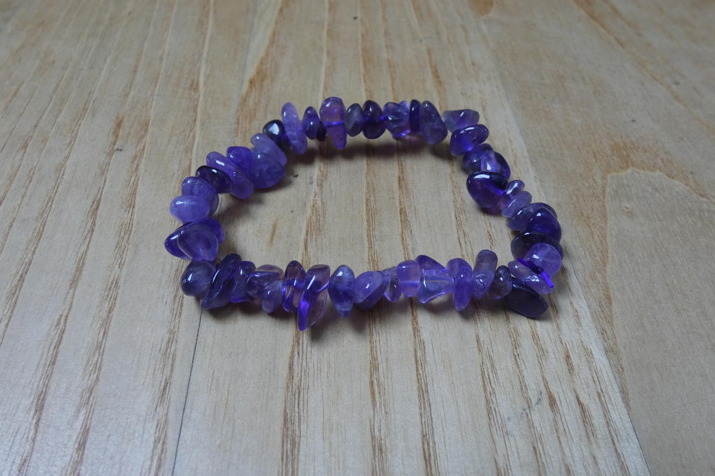 BRACCIALE IN AMETISTA CHIPS 1