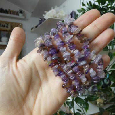 BRACCIALE IN AURALITE CHIPS