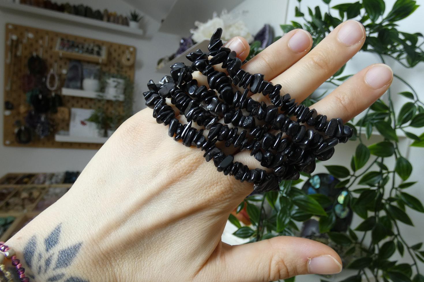 BRACCIALE IN IPERSTENE CHIPS 0