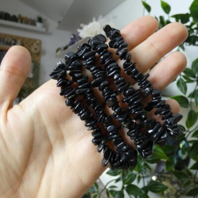 BRACCIALE IN IPERSTENE CHIPS