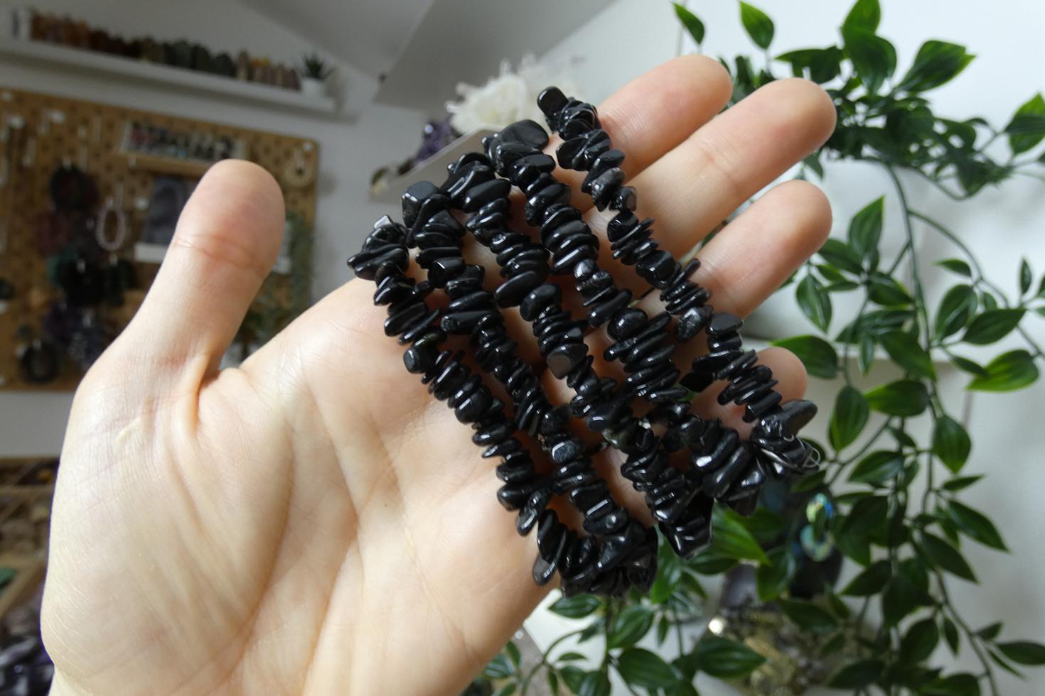 BRACCIALE IN IPERSTENE CHIPS