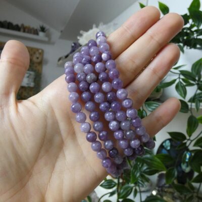 BRACCIALE IN LEPIDOLITE