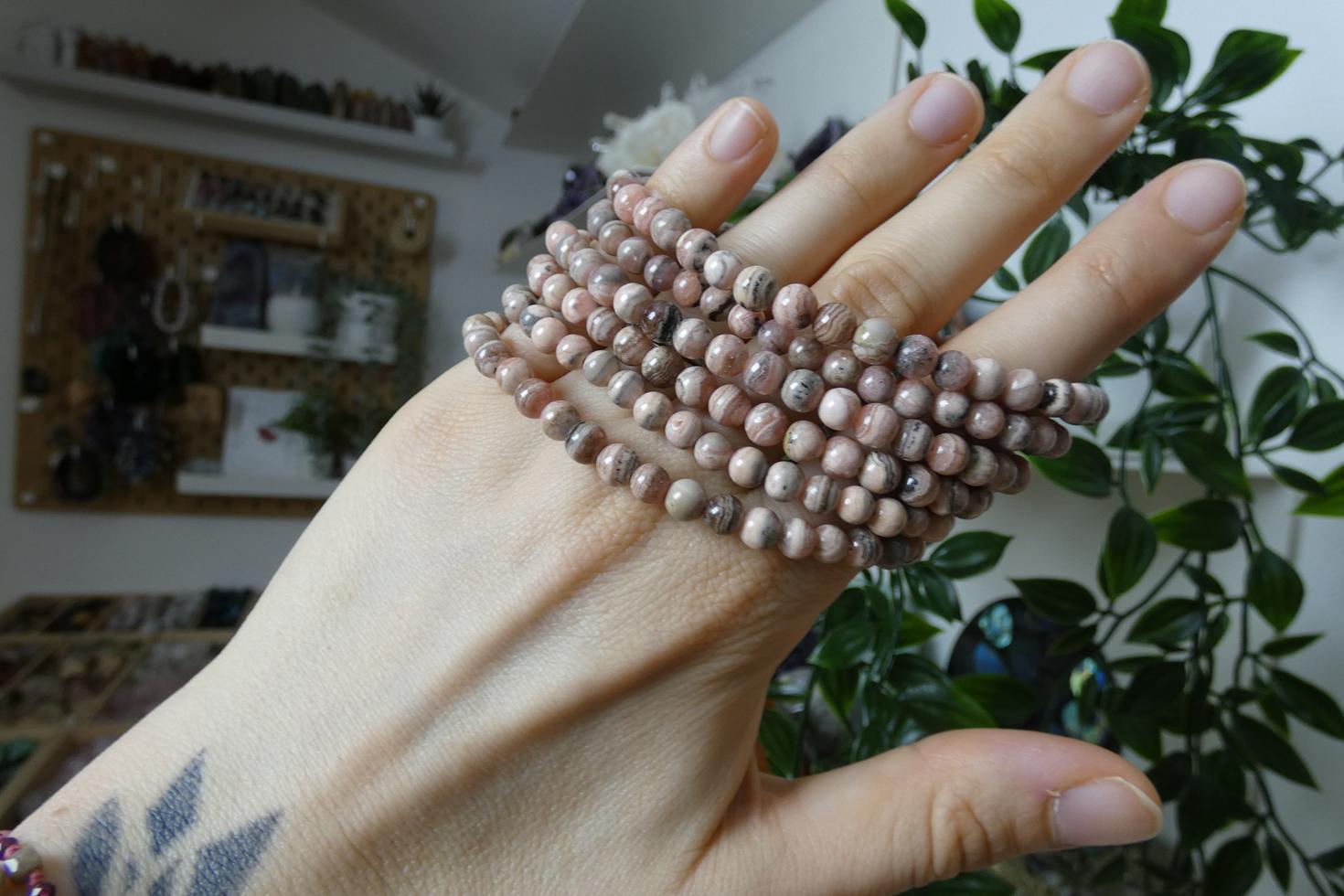 BRACCIALE IN RODOCROSITE 0