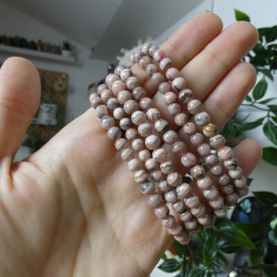 BRACCIALE IN RODOCROSITE