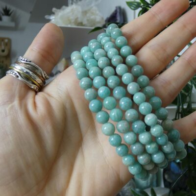 BRACCIALE IN AMAZZONITE