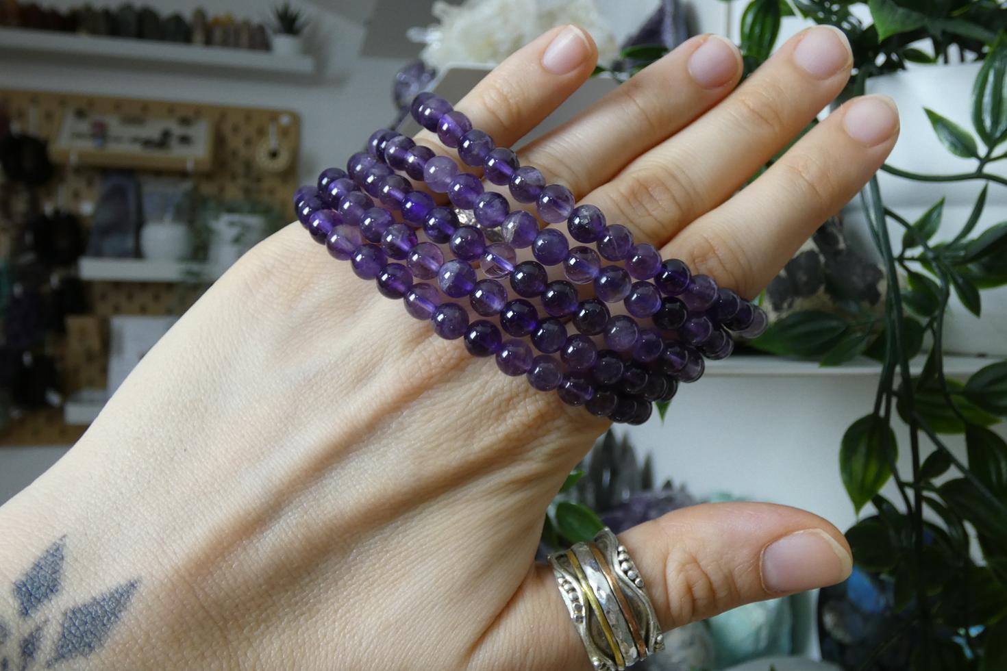BRACCIALE IN AMETISTA 0