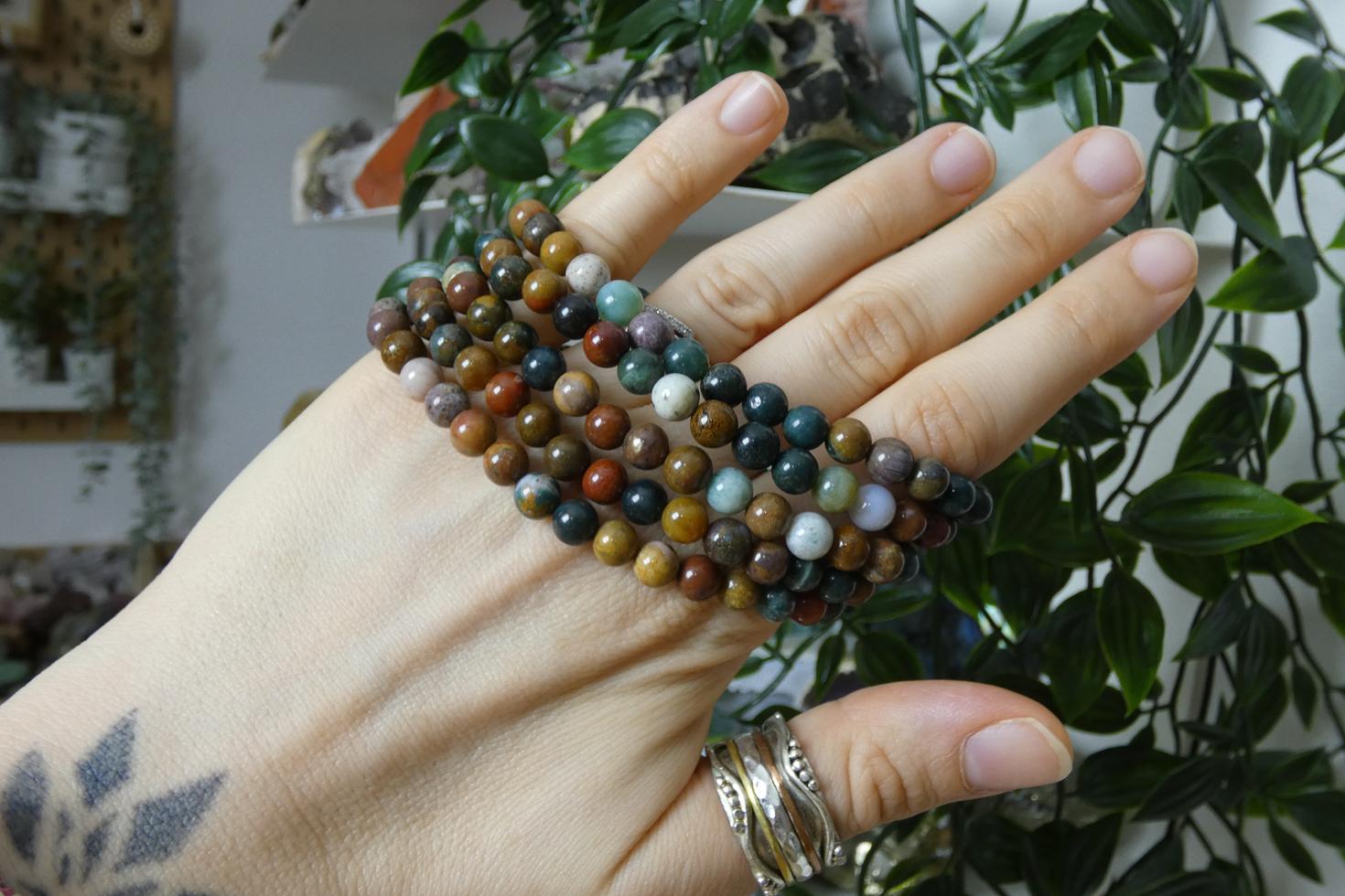 BRACCIALE IN DIASPRO OCEANO 0