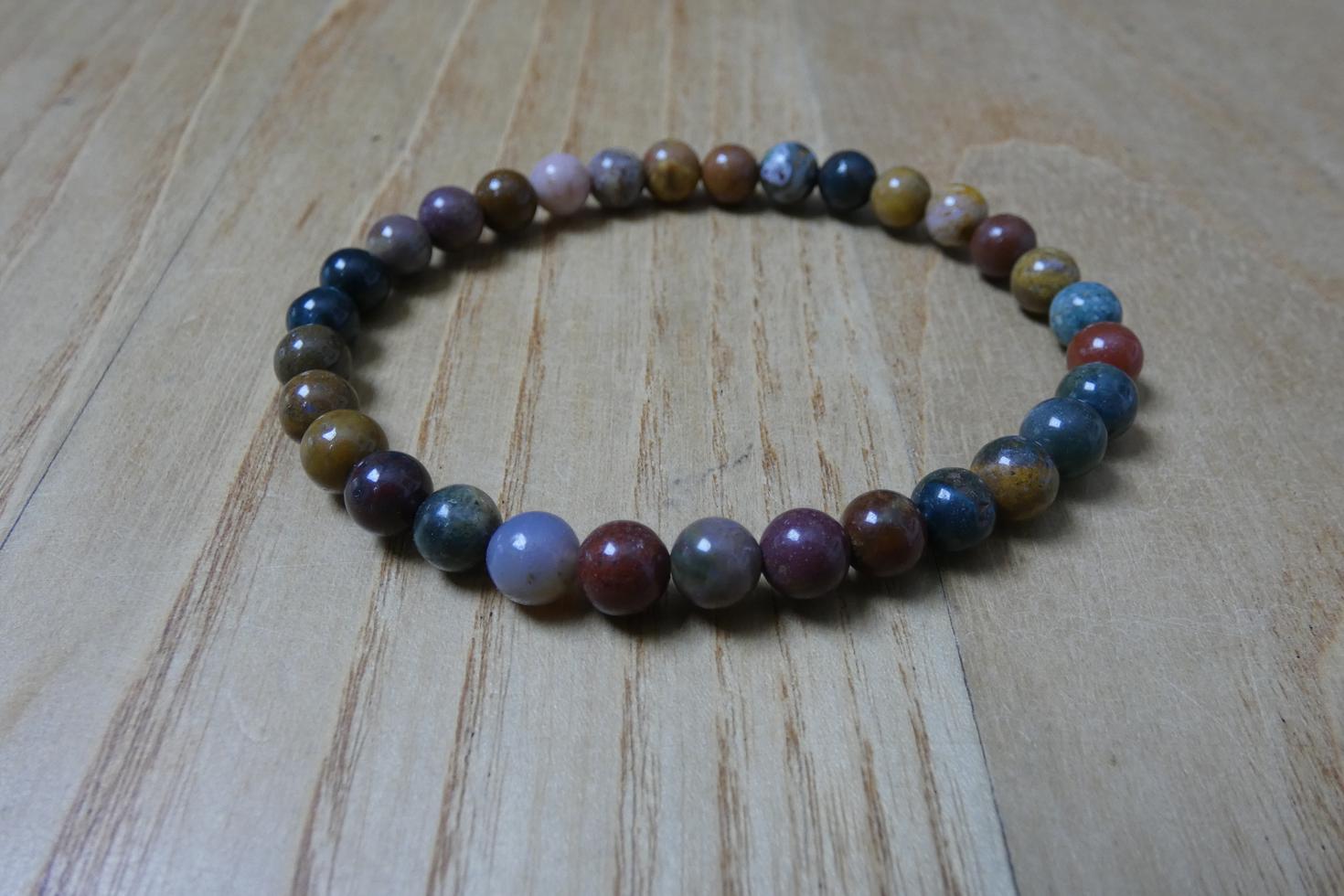 BRACCIALE IN DIASPRO OCEANO 1