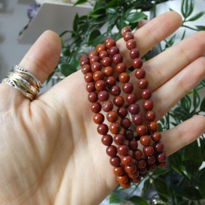 BRACCIALE IN DIASPRO ROSSO