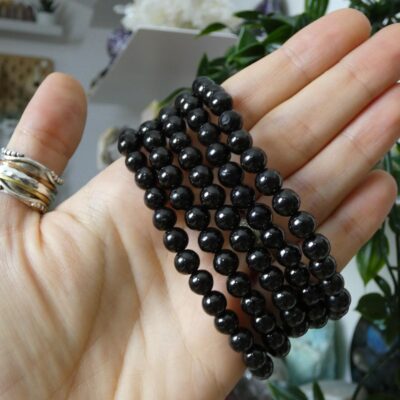 BRACCIALE IN JET O GIAIETTO