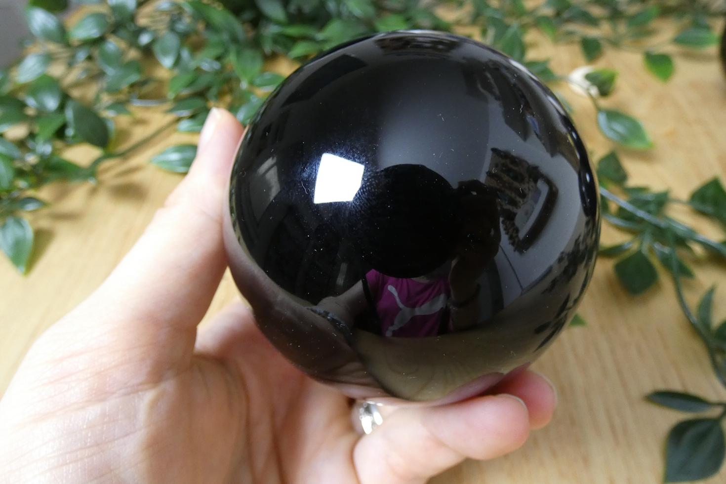 SFERA IN OSSIDIANA NERA 1