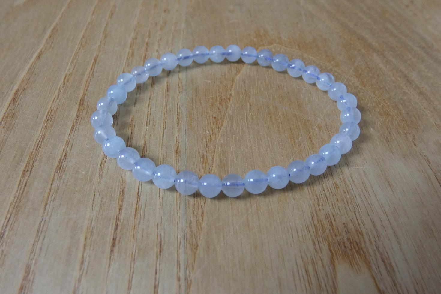 BRACCIALE IN ACQUAMARINA SFERE 1