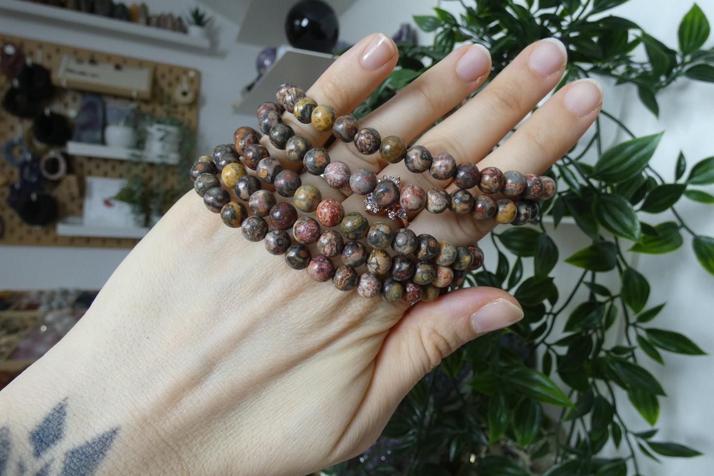 BRACCIALE IN DIASPRO LEOPARDO 0