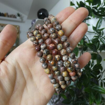 BRACCIALE IN DIASPRO LEOPARDO
