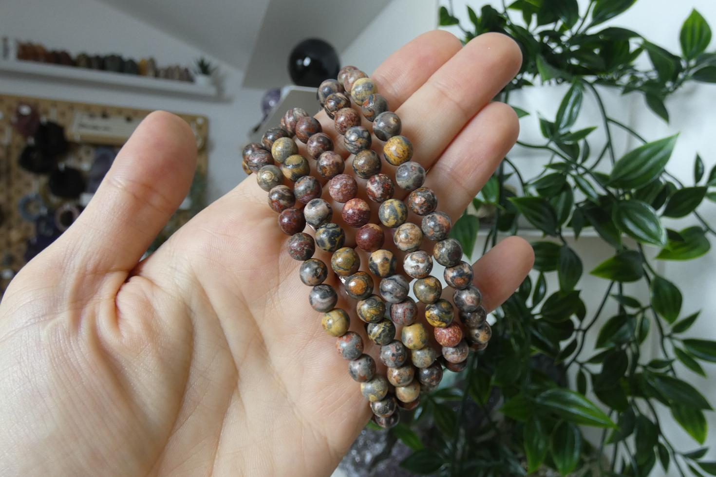 BRACCIALE IN DIASPRO LEOPARDO