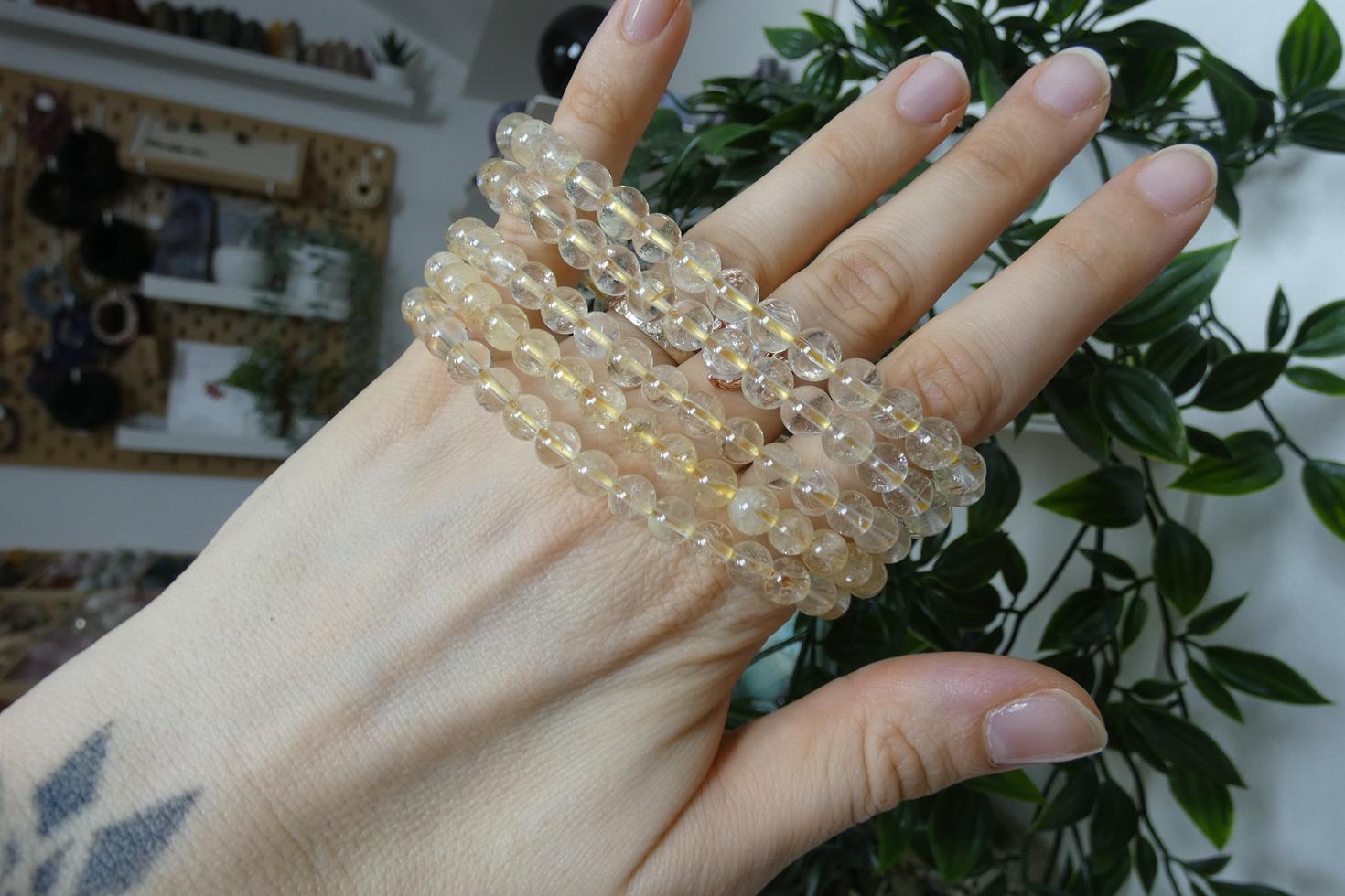 BRACCIALE IN QUARZO CITRINO 0