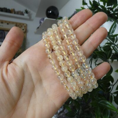 BRACCIALE IN QUARZO CITRINO
